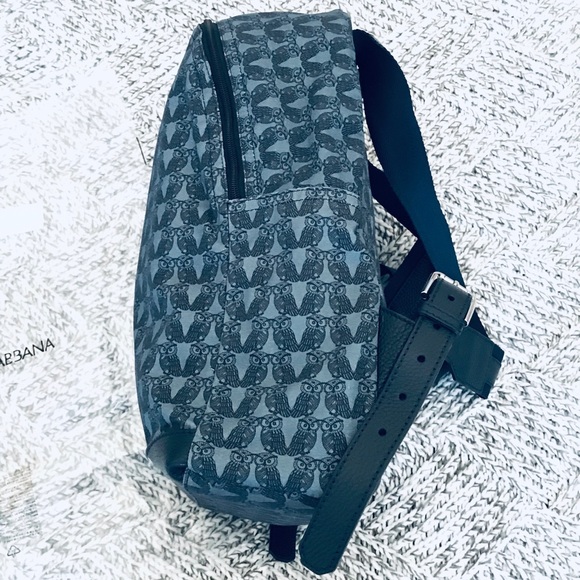 🦉 RARE DOLCE & GABBANA Owl Print Backpack - Picture 7 of 16